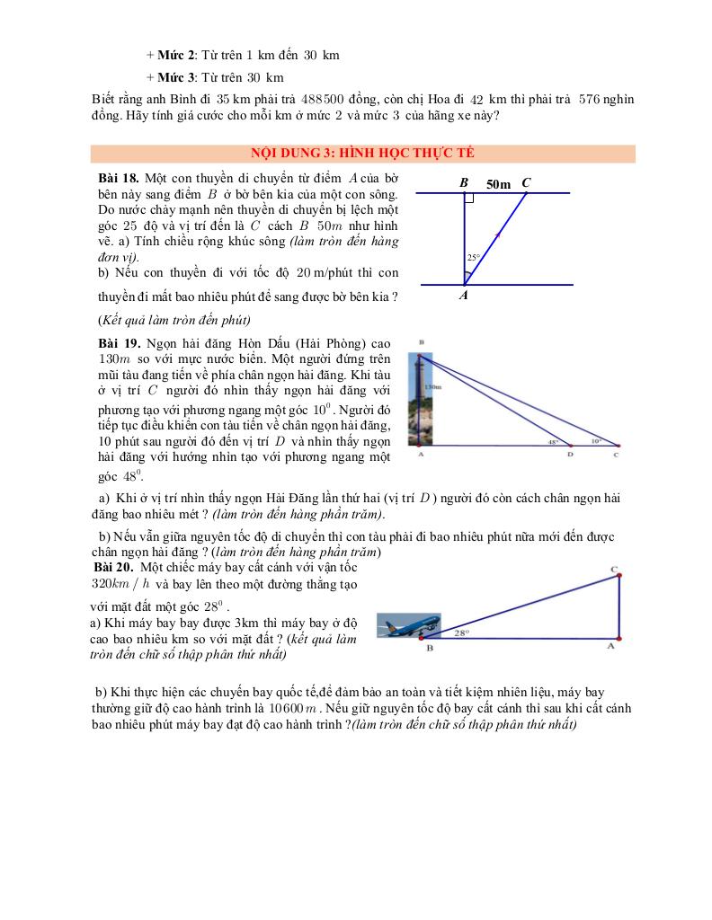 đề cương giữa kì 1 toán 9 năm 2025 – 2026 trường thcs nghĩa tân – hà nội 2