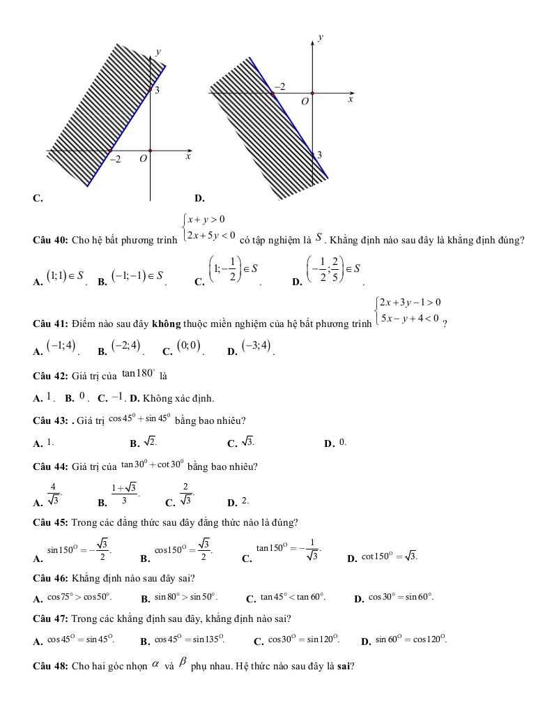 đề cương giữa kỳ 1 toán 10 năm 2025 – 2026 trường thpt trần quang khải – tp hcm 9
