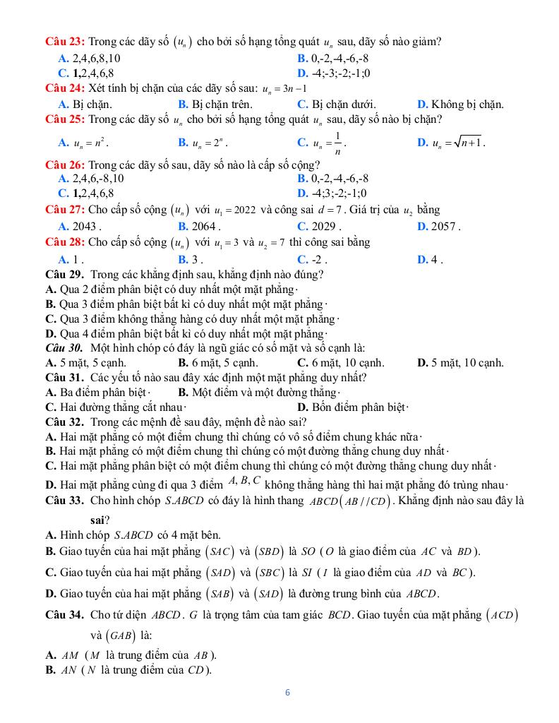 đề cương giữa kỳ 1 toán 11 năm 2025 – 2026 trường thpt trần quang khải – tp hcm 5