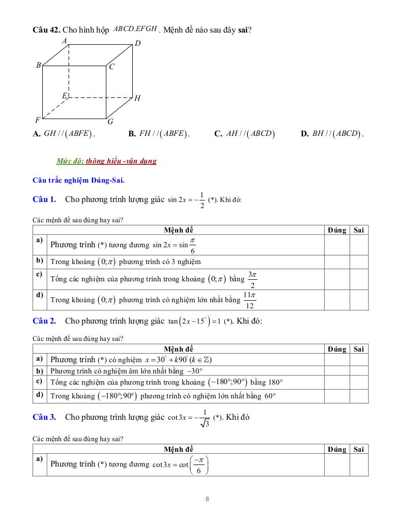 đề cương giữa kỳ 1 toán 11 năm 2025 – 2026 trường thpt trần quang khải – tp hcm 7
