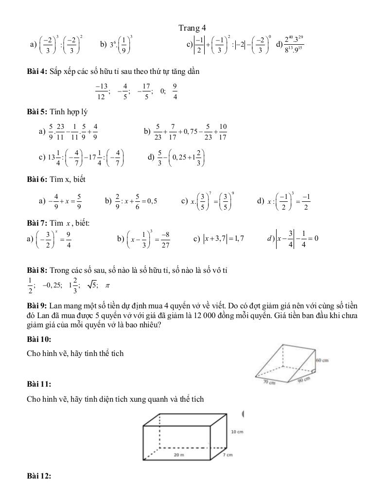 đề cương giữa kỳ 1 toán 7 năm 2025 – 2026 trường thcs hòa ninh – lâm đồng 3