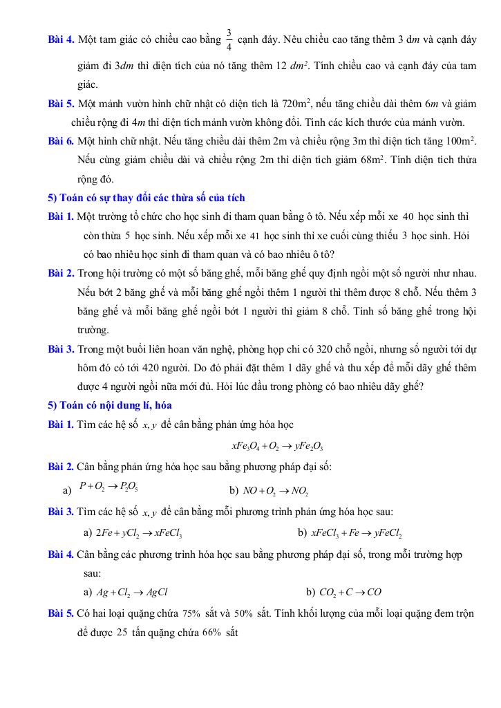 đề cương giữa kỳ 1 toán 9 năm 2025 – 2026 trường thcs thành công – hà nội 9