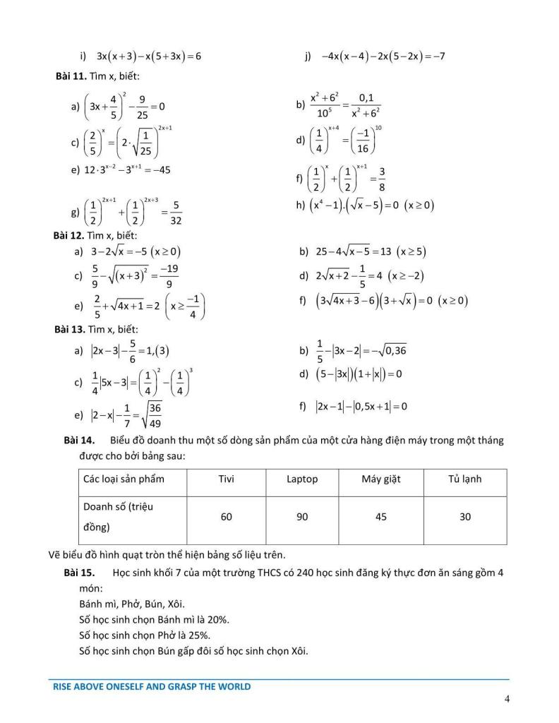 đề cương học kì 1 toán 7 năm 2025 – 2026 hệ thống gd archimedes school – hà nội 3