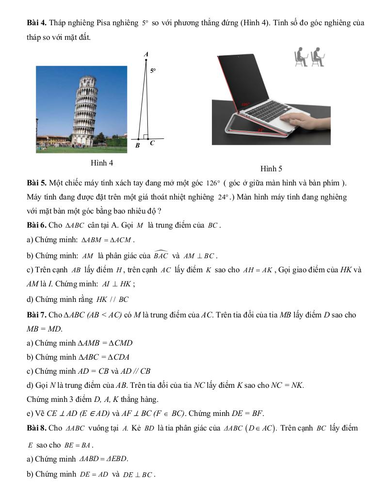 đề cương học kì 1 toán 7 năm 2025 – 2026 trường thcs thăng long – hà nội 3