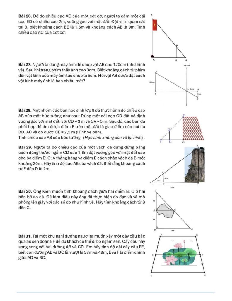 đề cương học kì 1 toán 8 năm 2025 – 2026 hệ thống gd archimedes school – hà nội 4