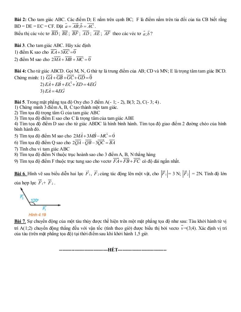 đề cương học kỳ 1 toán 10 năm 2025 – 2026 trường thpt đại mỗ – hà nội 7