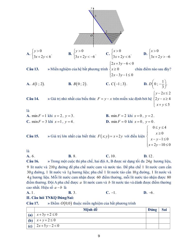 đề cương học kỳ 1 toán 10 năm 2025 – 2026 trường thpt yên hòa – hà nội 8