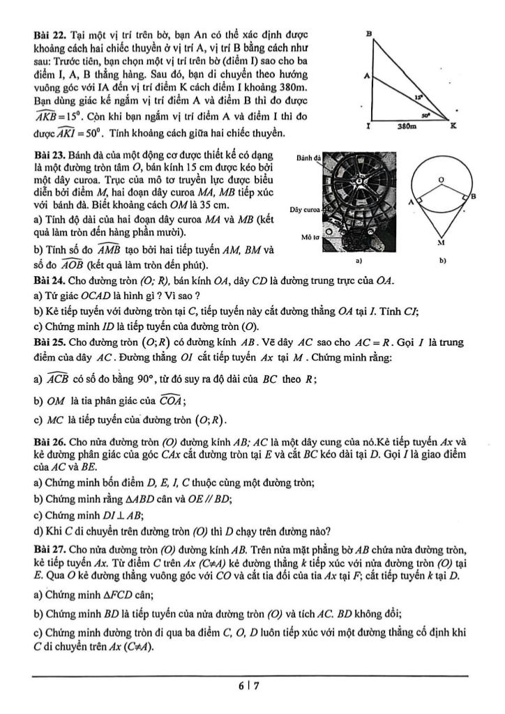 đề cương học kỳ 1 toán 9 năm 2025 – 2026 trường m.v. lômônôxốp – hà nội 5