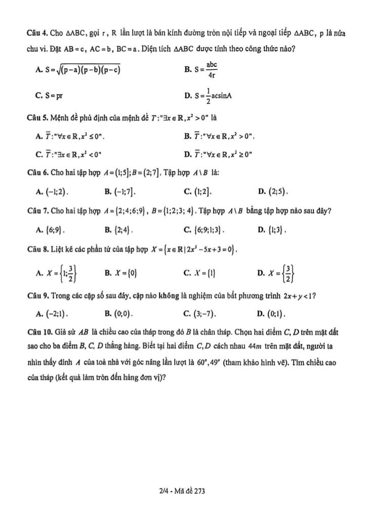đề giữa hk1 toán 10 năm 2025 – 2026 trường thpt nguyễn khuyến – tp hcm 1