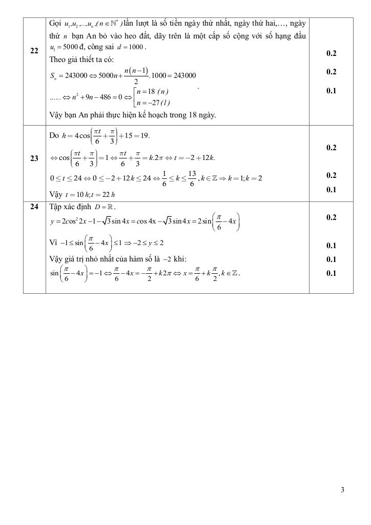 đề giữa học kì 1 toán 11 năm 2025 – 2026 trường thpt nguyễn du – hải phòng 9