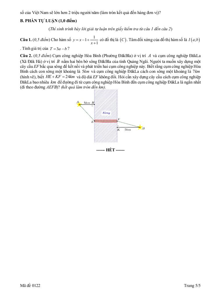 đề giữa học kì 1 toán 12 năm 2025 – 2026 trường thpt lê lợi – quảng ngãi 9