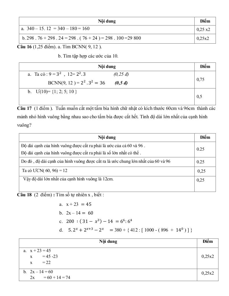 đề giữa học kì 1 toán 6 năm 2025 – 2026 trường thcs lý thường kiệt – tp hcm 3