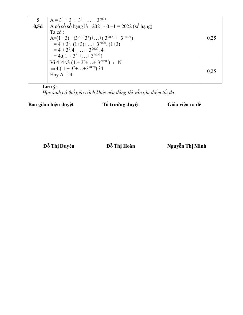 đề giữa học kì 1 toán 6 năm 2025 – 2026 trường thcs tân sỏi – bắc ninh 5