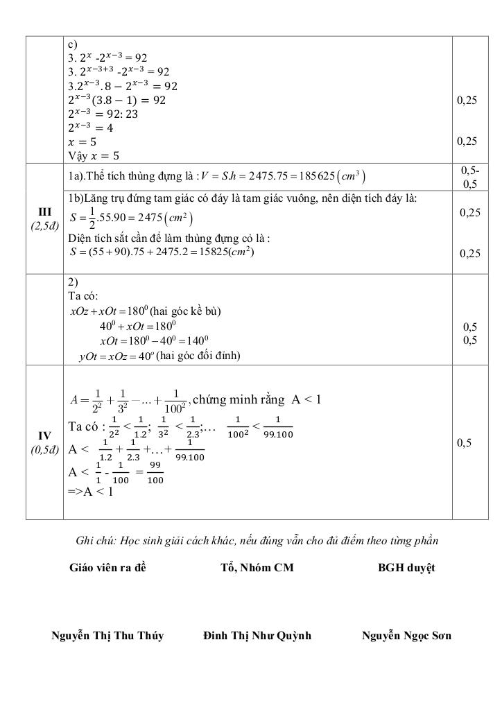 đề giữa học kì 1 toán 7 năm 2024 – 2025 trường thcs phúc lợi – hà nội 8