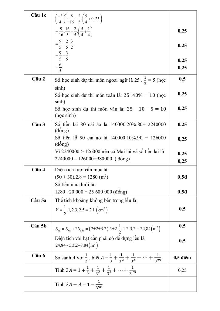 đề giữa học kì 1 toán 7 năm 2025 – 2026 trường thcs phú lợi – tp hcm 4