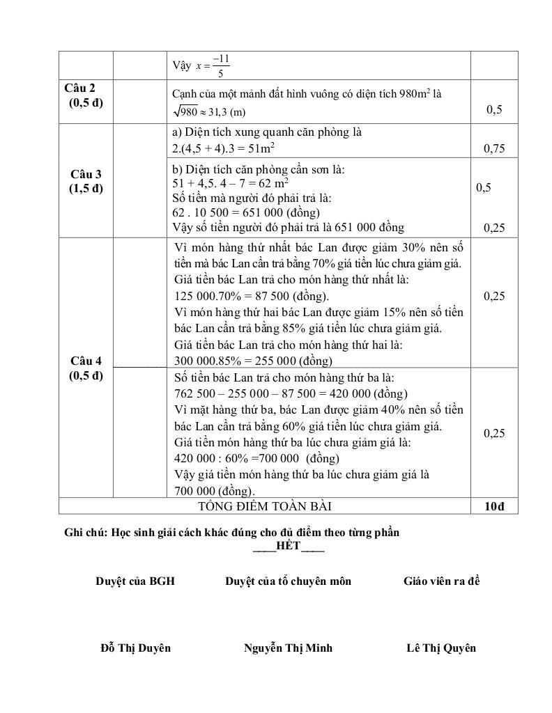 đề giữa học kì 1 toán 7 năm 2025 – 2026 trường thcs tân sỏi – bắc ninh 8