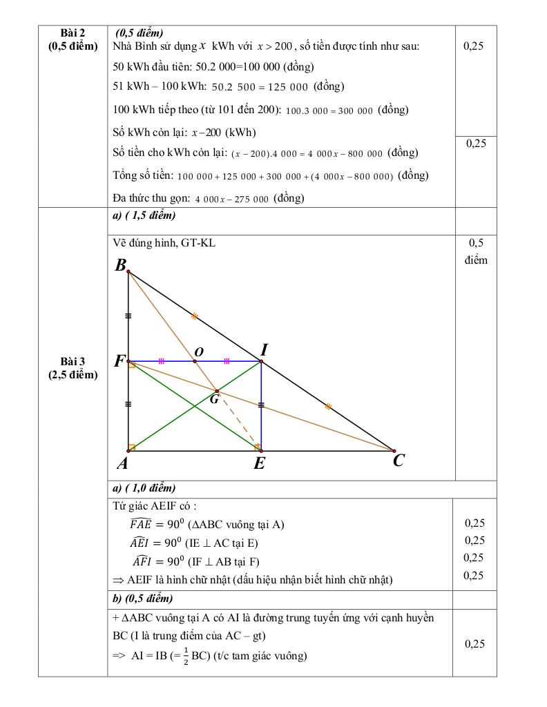 đề giữa học kì 1 toán 8 năm 2025 – 2026 trường thcs nội duệ – bắc ninh 3