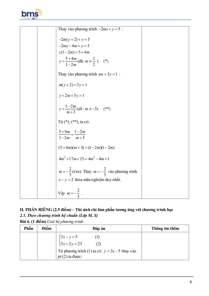 đề giữa học kì 1 toán 9 năm 2024 – 2025 trường ban mai school – hà nội 5