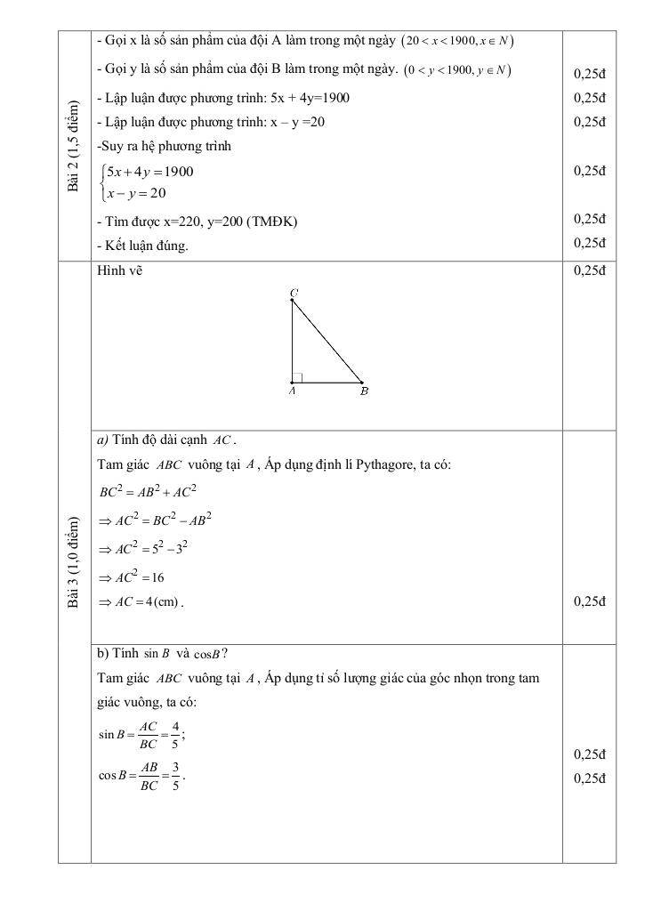 đề giữa học kì 1 toán 9 năm 2024 – 2025 trường thcs hoài thanh – bình định 8