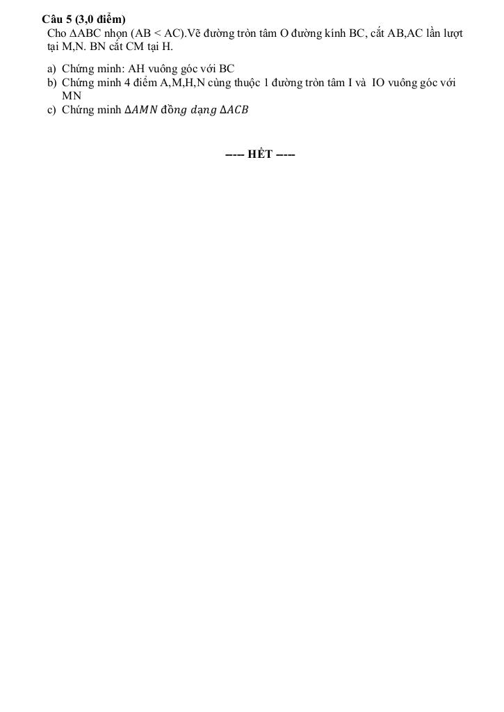 đề giữa học kì 1 toán 9 năm 2025 – 2026 trường thcs phú lợi – tp hcm 9