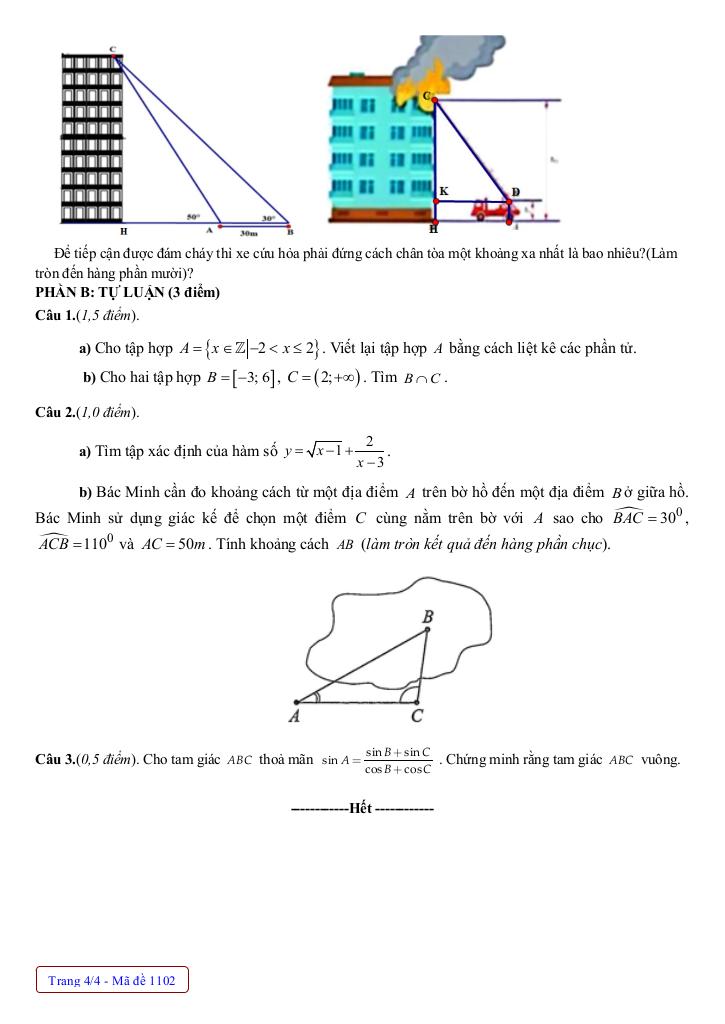 đề giữa học kỳ 1 toán 10 năm 2025 – 2026 trường thpt lục nam – bắc ninh 7