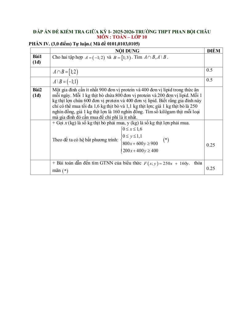 đề giữa học kỳ 1 toán 10 năm 2025 – 2026 trường thpt phan bội châu – đà nẵng 6