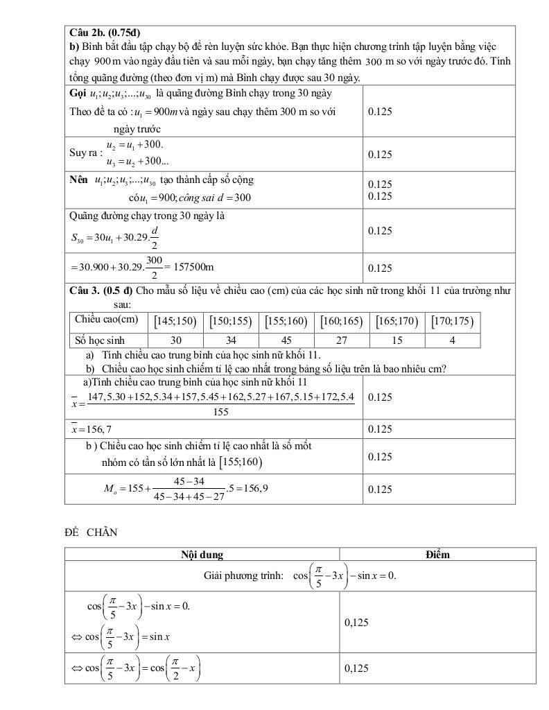 đề giữa học kỳ 1 toán 11 năm 2025 – 2026 trường thpt lý tự trọng – đà nẵng 8