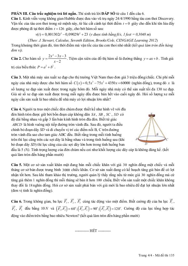 đề giữa học kỳ 1 toán 12 năm 2025 – 2026 trường thpt a hải hậu – ninh bình 3