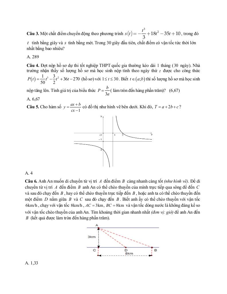 đề giữa học kỳ 1 toán 12 năm 2025 – 2026 trường thpt đào sơn tây – tp hcm 4