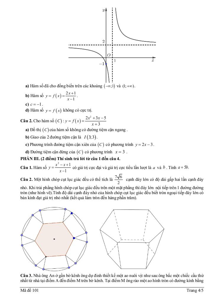 đề giữa học kỳ 1 toán 12 năm 2025 – 2026 trường thpt lý tự trọng – đà nẵng 3