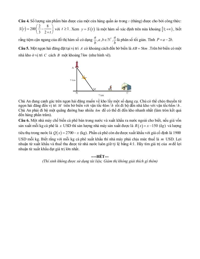 đề giữa học kỳ 1 toán 12 năm 2025 – 2026 trường thpt mai sơn – sơn la 4