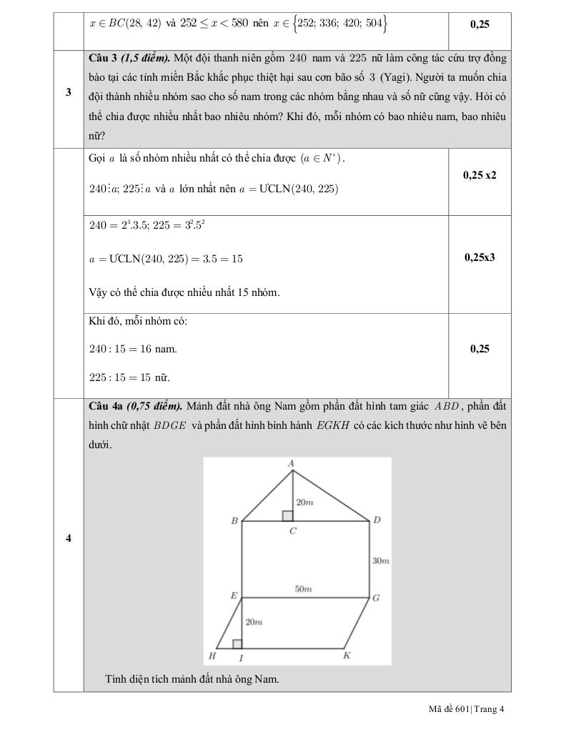 đề giữa học kỳ 1 toán 6 năm 2024 – 2025 trường thực hành sài gòn – tp hcm 3