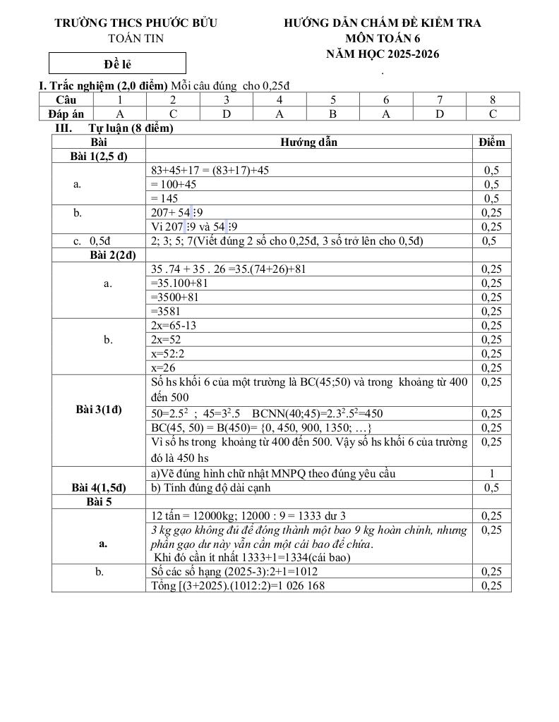 đề giữa học kỳ 1 toán 6 năm 2025 – 2026 trường thcs phước bửu – tp hcm 3