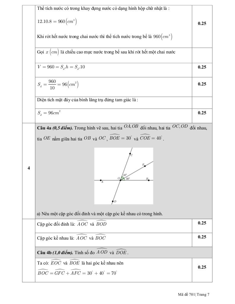 đề giữa học kỳ 1 toán 7 năm 2024 – 2025 trường thực hành sài gòn – tp hcm 6