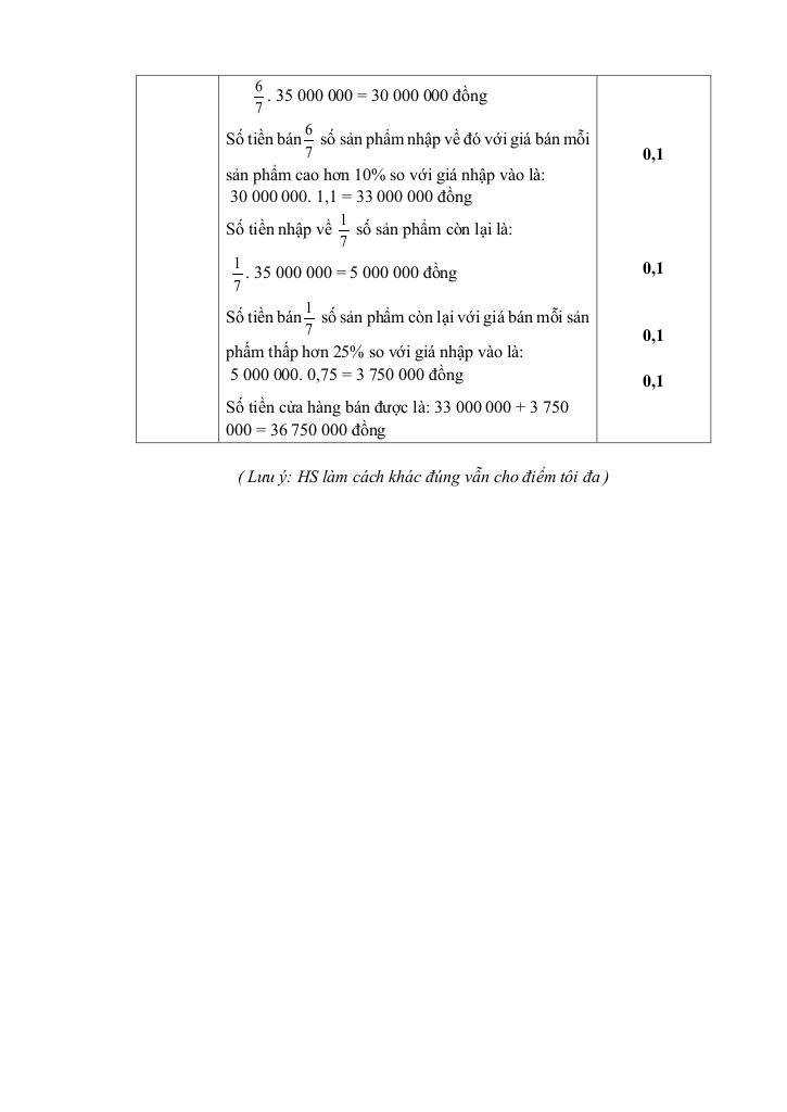 đề giữa học kỳ 1 toán 7 năm 2025 – 2026 trường th&thcs vạn an – bắc ninh 6