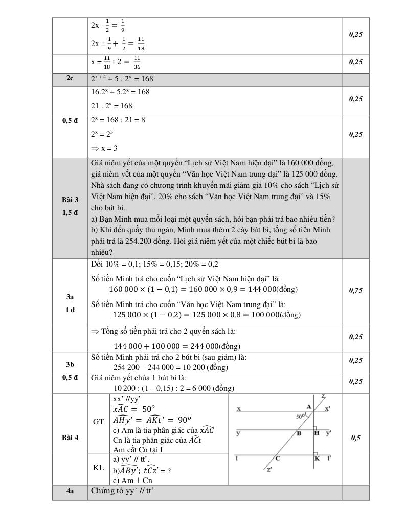 đề giữa học kỳ 1 toán 7 năm 2025 – 2026 trường thcs nguyễn trường tộ – hà nội 3