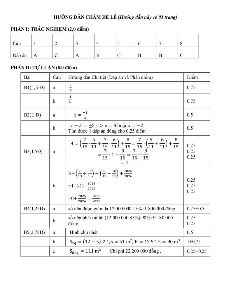 đề giữa học kỳ 1 toán 7 năm 2025 – 2026 trường thcs phước bửu – tp hcm 7