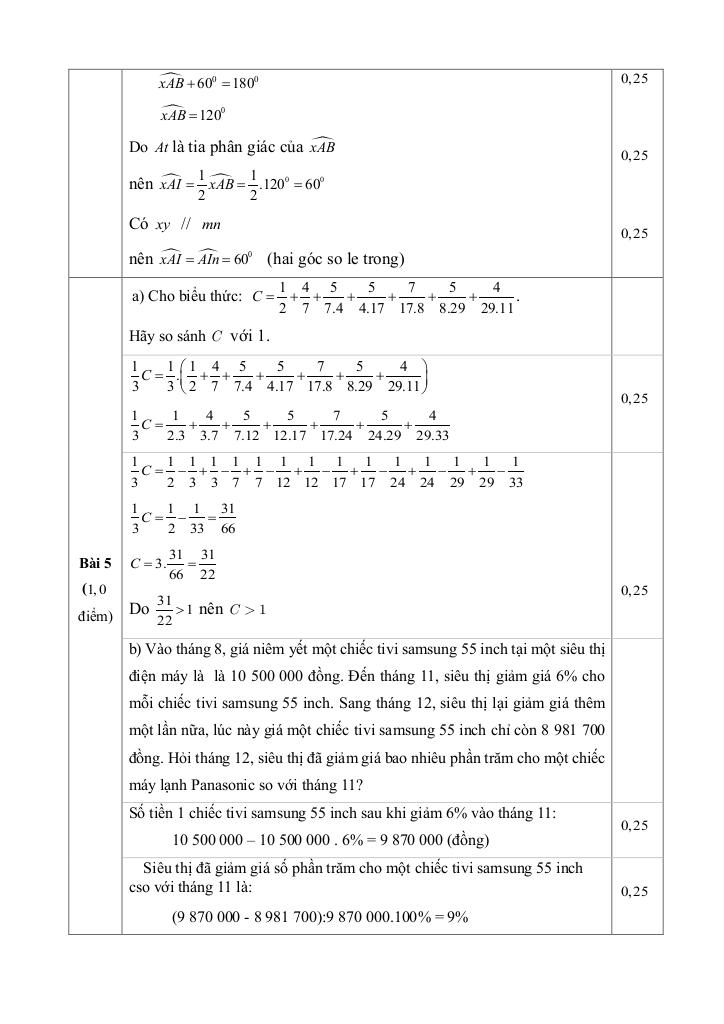 đề giữa học kỳ 1 toán 7 năm 2025 – 2026 trường thcs tống văn trân – ninh bình 5