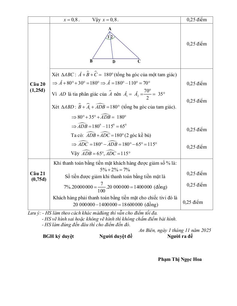 đề giữa học kỳ 1 toán 7 năm 2025 – 2026 trường thcs vĩnh niệm – hải phòng 3