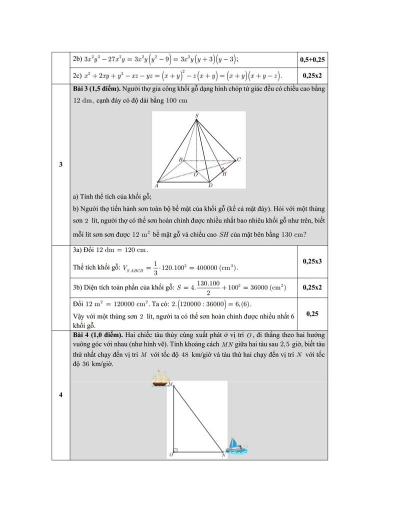 đề giữa học kỳ 1 toán 8 năm 2024 – 2025 trường thực hành sài gòn – tp hcm 4