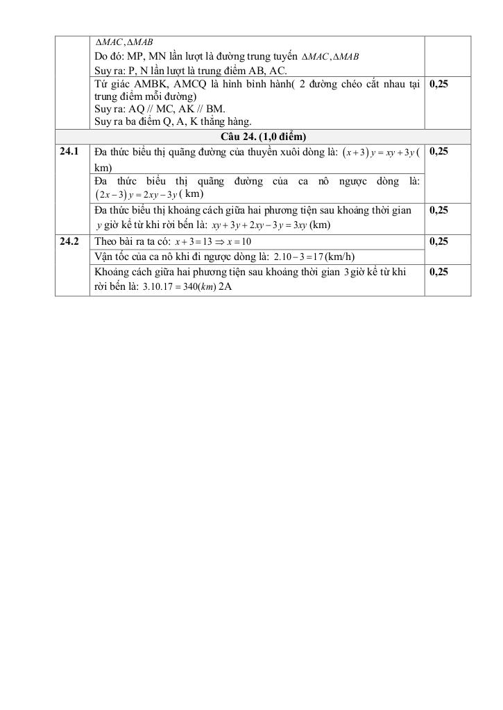 đề giữa học kỳ 1 toán 8 năm 2025 – 2026 trường th&thcs vạn an – bắc ninh 3