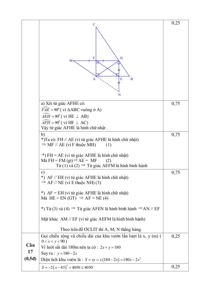 đề giữa học kỳ 1 toán 8 năm 2025 – 2026 trường thcs chuyên mỹ – hà nội 9