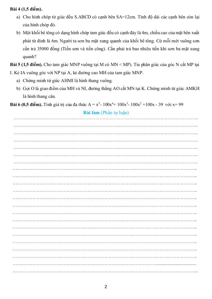 đề giữa học kỳ 1 toán 8 năm 2025 – 2026 trường thcs phước bửu – tp hcm 1