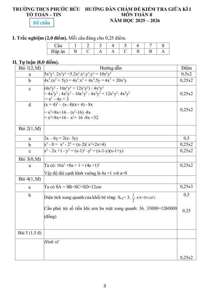 đề giữa học kỳ 1 toán 8 năm 2025 – 2026 trường thcs phước bửu – tp hcm 2