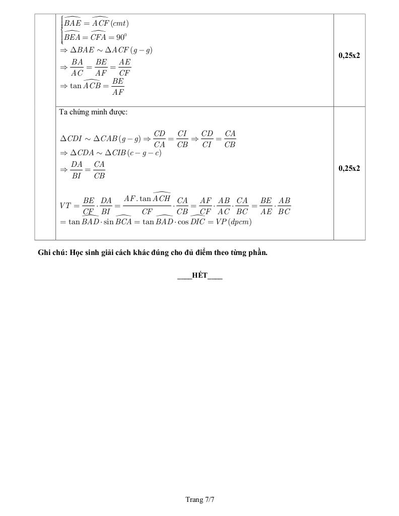 đề giữa học kỳ 1 toán 9 năm 2024 – 2025 trường thực hành sài gòn – tp hcm 6