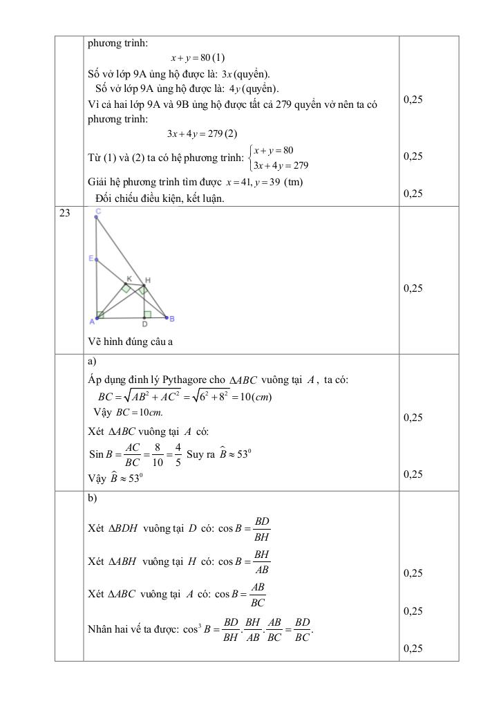 đề giữa học kỳ 1 toán 9 năm 2025 – 2026 trường th&thcs vạn an – bắc ninh 4