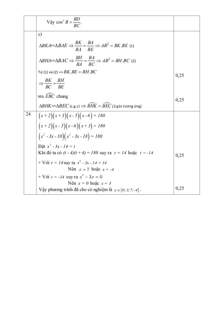 đề giữa học kỳ 1 toán 9 năm 2025 – 2026 trường th&thcs vạn an – bắc ninh 5