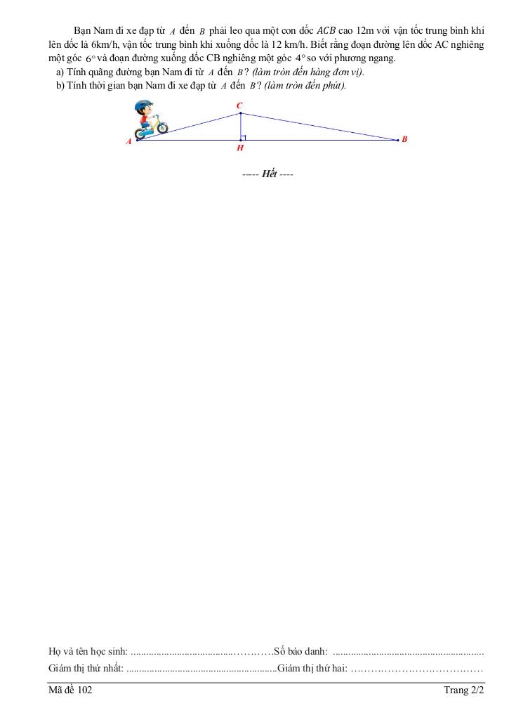 đề giữa học kỳ 1 toán 9 năm 2025 – 2026 trường thcs an lão – ninh bình 3