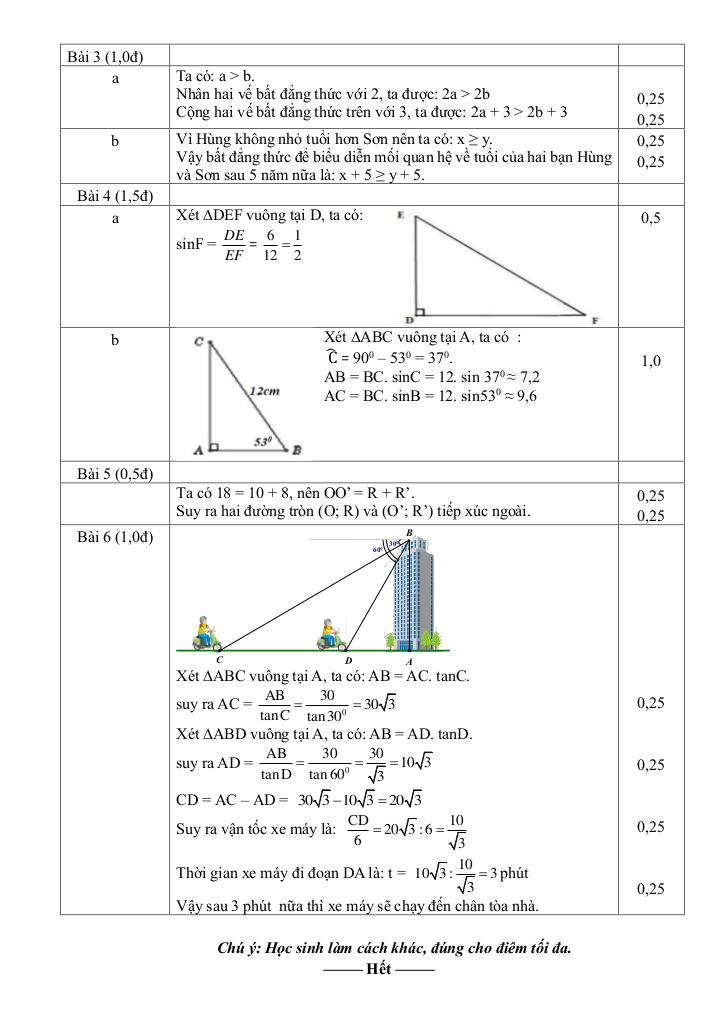 đề giữa học kỳ 1 toán 9 năm 2025 – 2026 trường thcs phước bửu – tp hcm 6