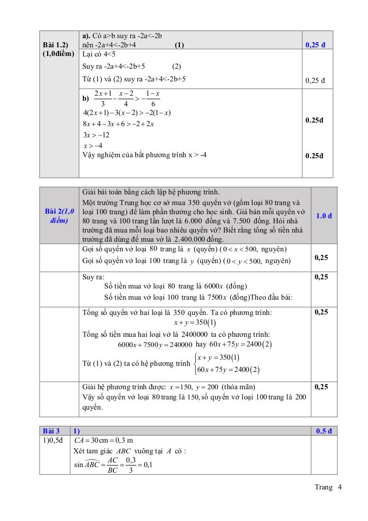 đề giữa học kỳ 1 toán 9 năm 2025 – 2026 trường thcs tống văn trân – ninh bình 3